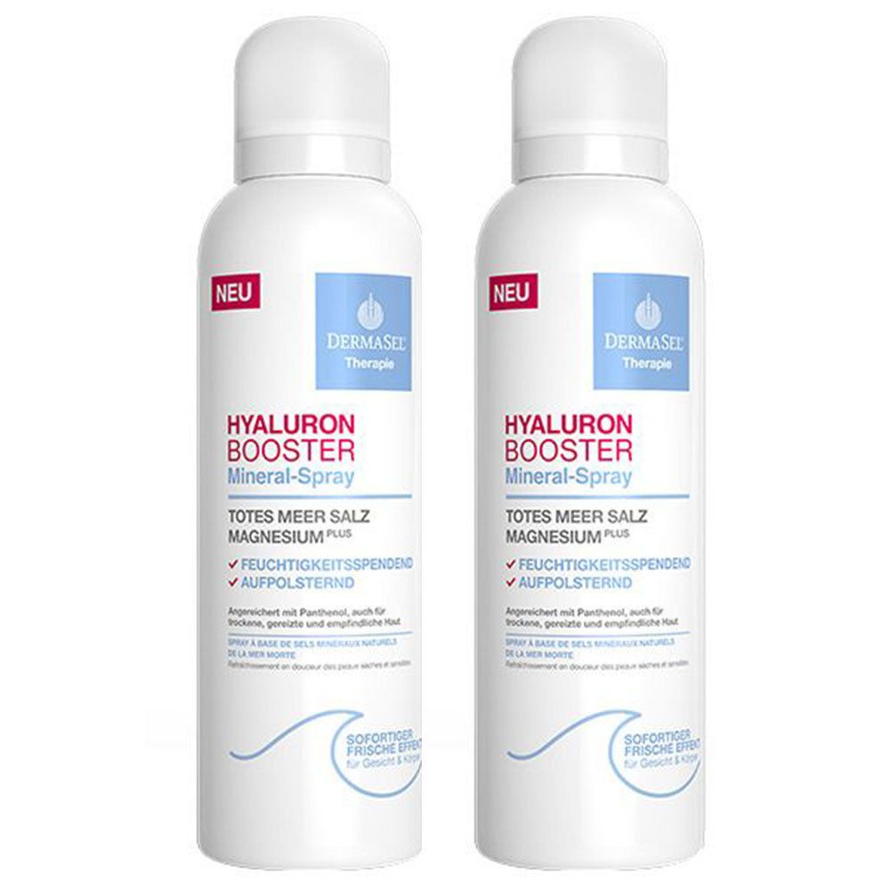 DERMASEL® Therapie HYALURON BOOSTER Mineral-Spray Double pack