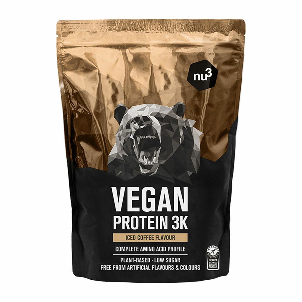 nu3 Vegan Protein 3K Shake, Iced Coffee