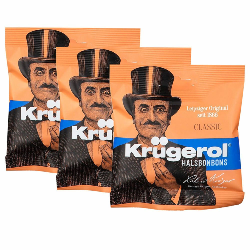 Krügerol® Halsbonbons Original Dreierpack