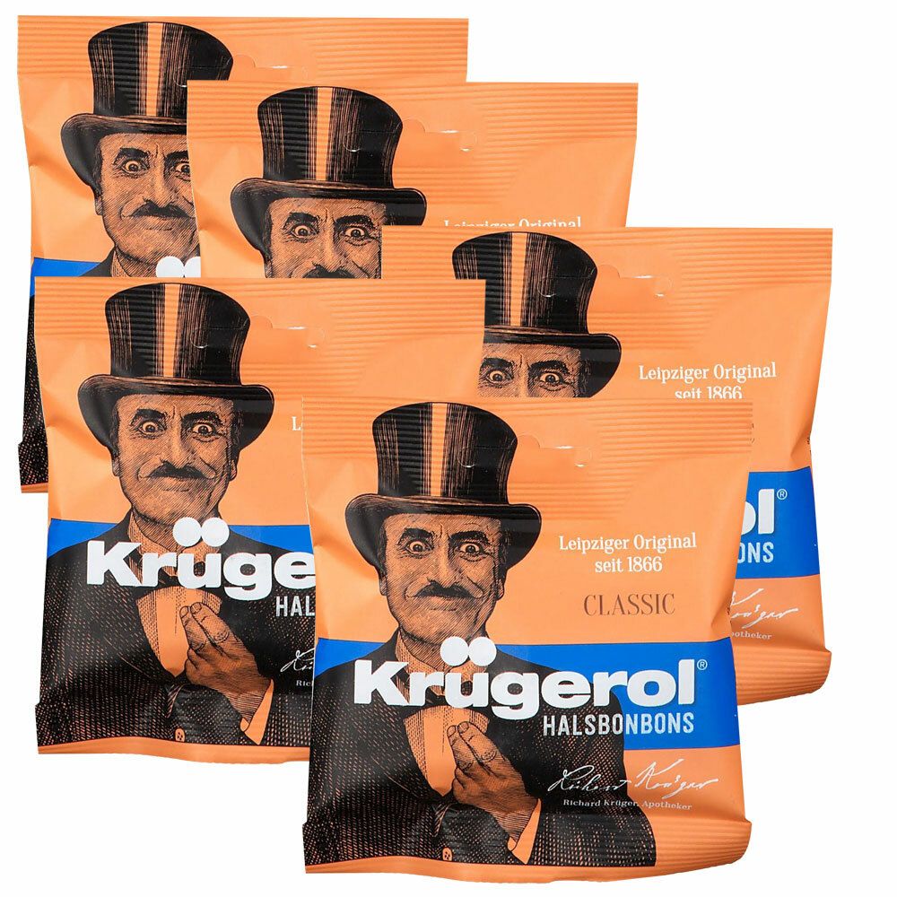 Krügerol® Halsbonbons Original Fünferpack