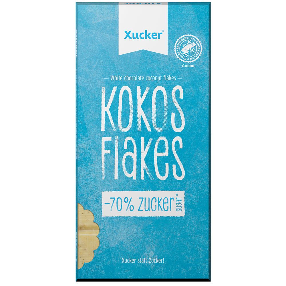 Xucker® Weiße Xylit-Schokolade Kokos & Flakes