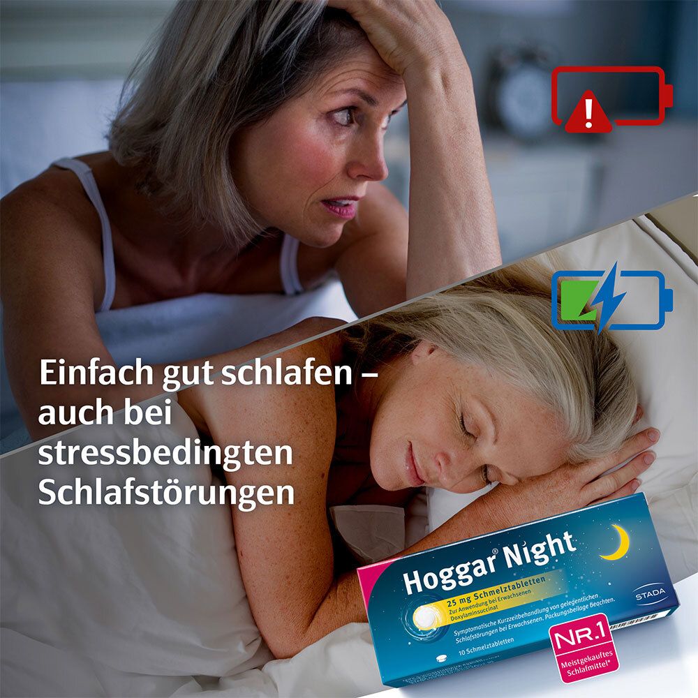 Hoggar Night 25 mg Schmelztabletten Sparset 2x20 St