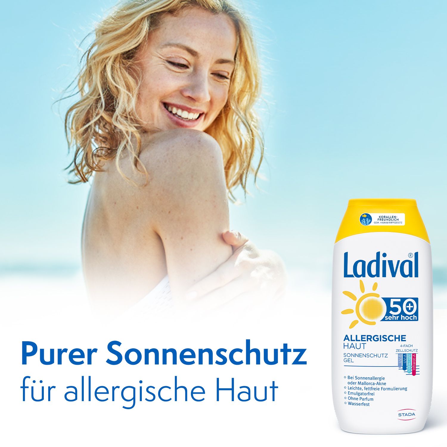 Ladival allergische Haut Gel LSF 50+ Sparset 2x200 ml