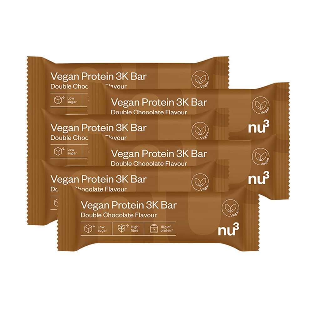 nu3 Vegan Protein 3K Bar Double Chocolate