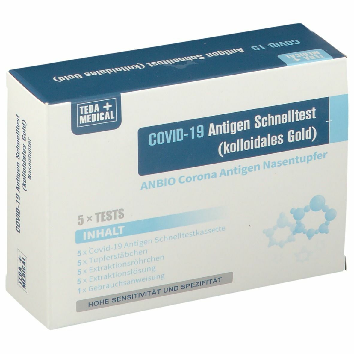 ANBIO Covid-19 Antigen Schnelltest 50 Stück