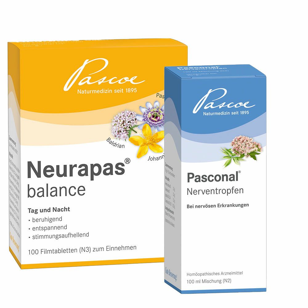 Neurapas® Balance + Pasconal® Nerventropfen