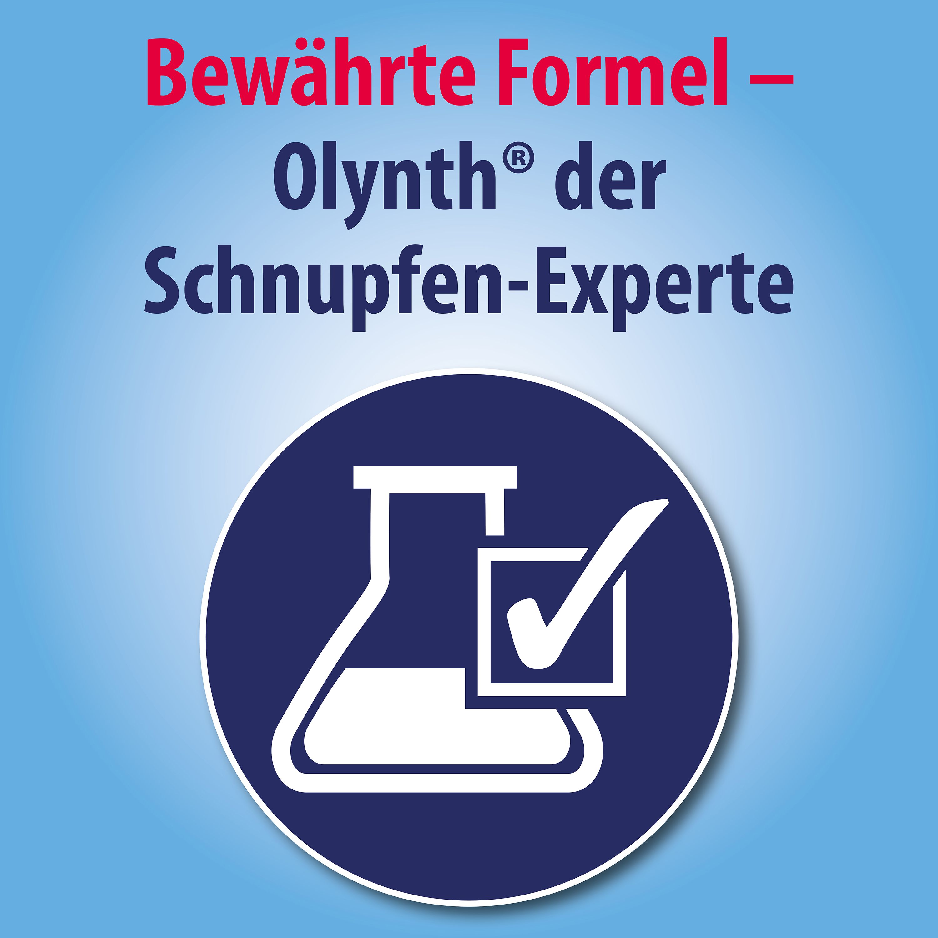 Olynth Plus 0,05 % / 5 % für Kinder + Olynth® PLUS 0,1 % / 5 % Nasenspray