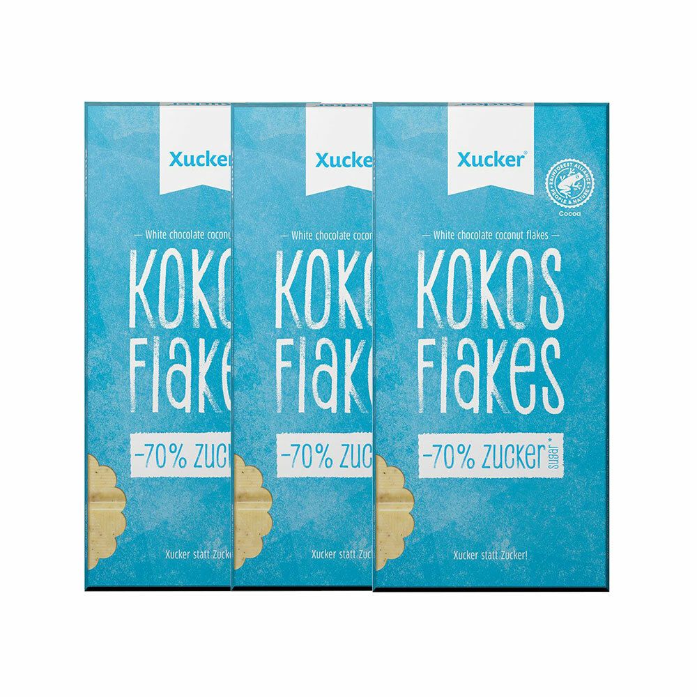 Xucker® Weiße Xylit-Schokolade Kokos & Flakes