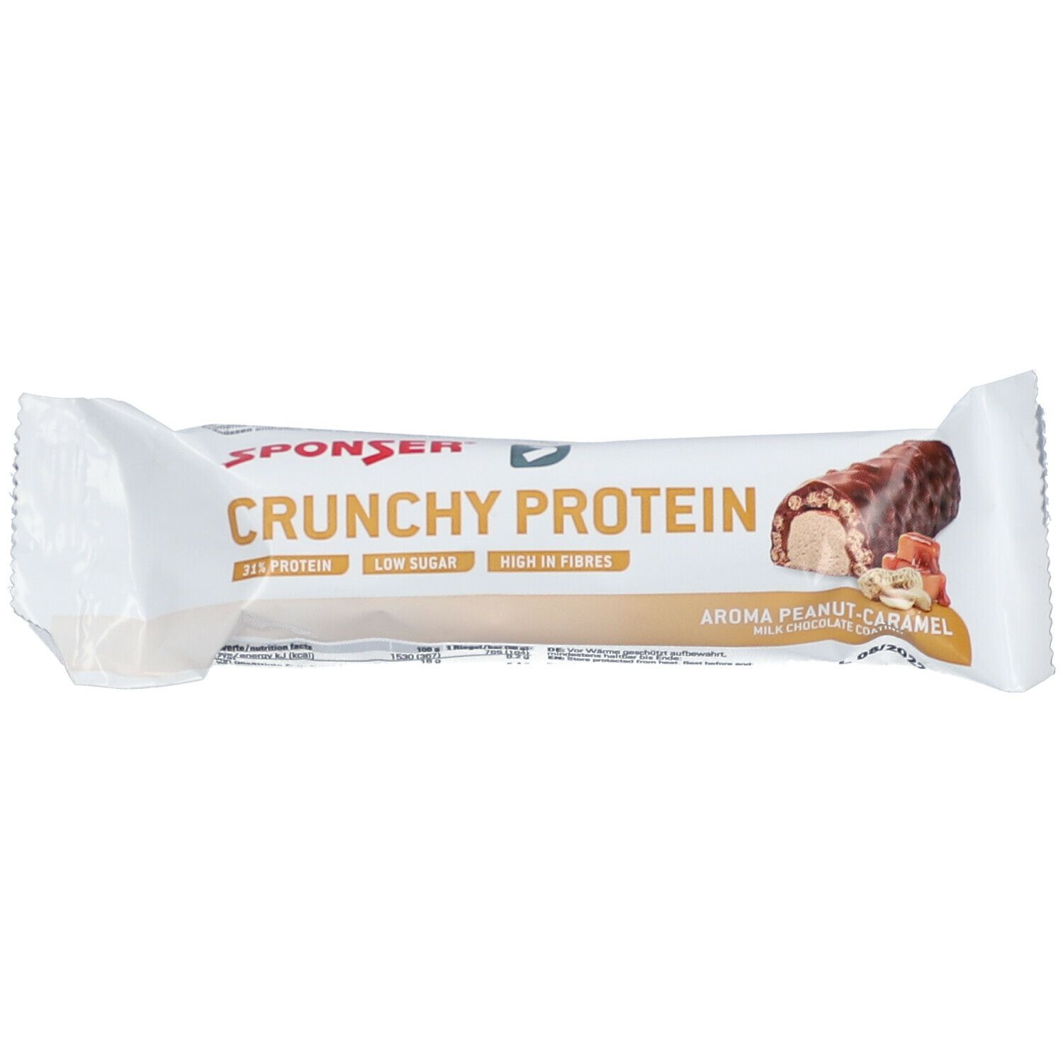 Sponser Crunchy Protein Bar Peanut-Caramel 50 g Riegel