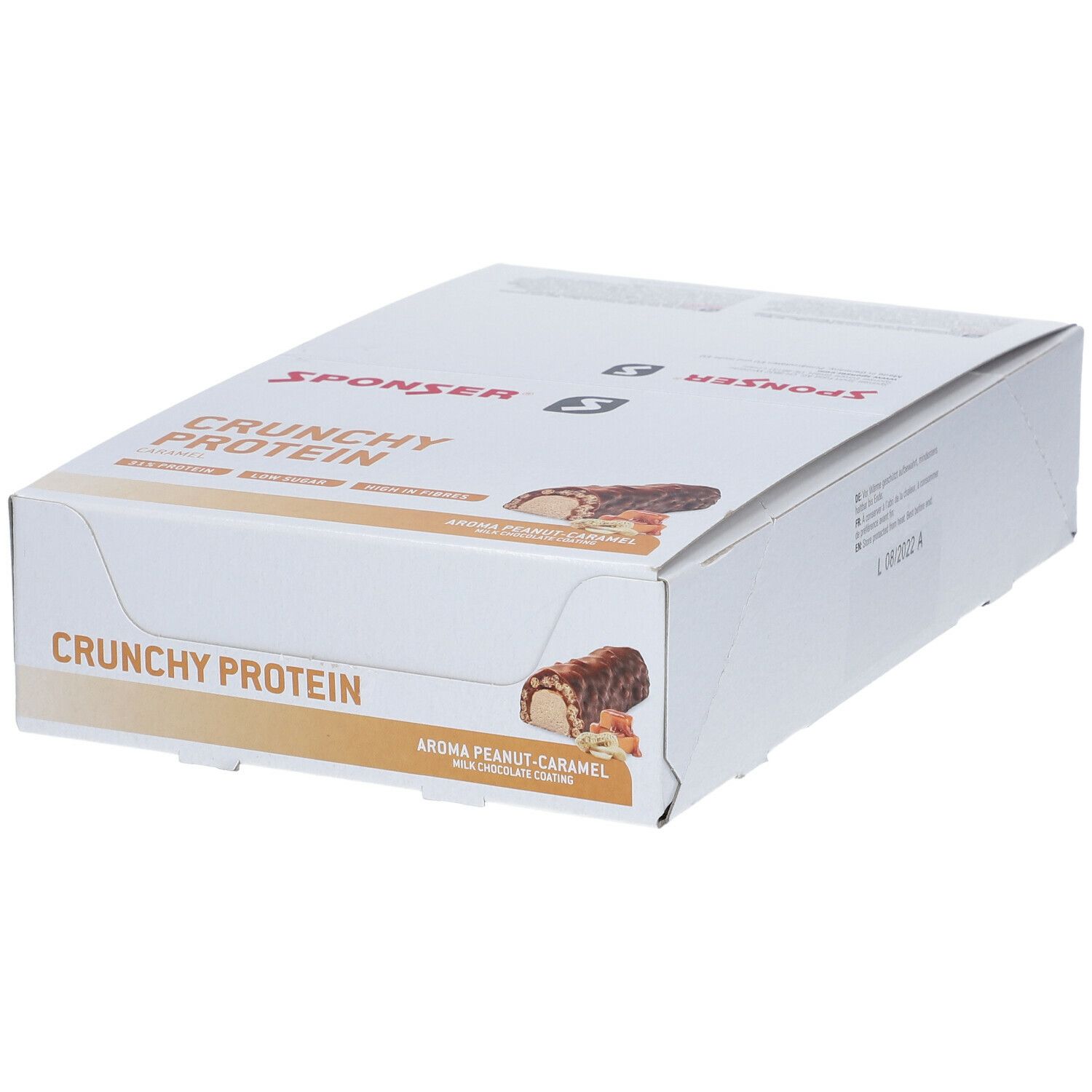 Sponser Crunchy Protein Bar Peanut-Caramel 12x50 g Riegel