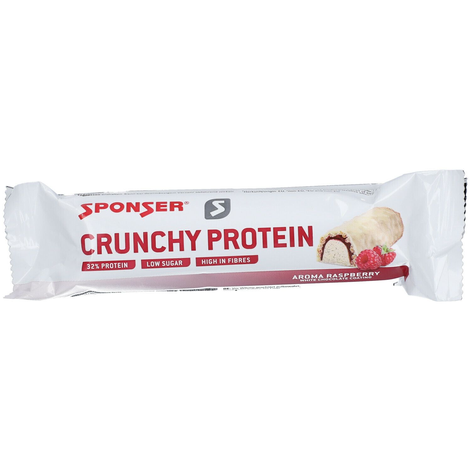 Sponser Crunchy Protein Bar Raspberry 50 g Riegel