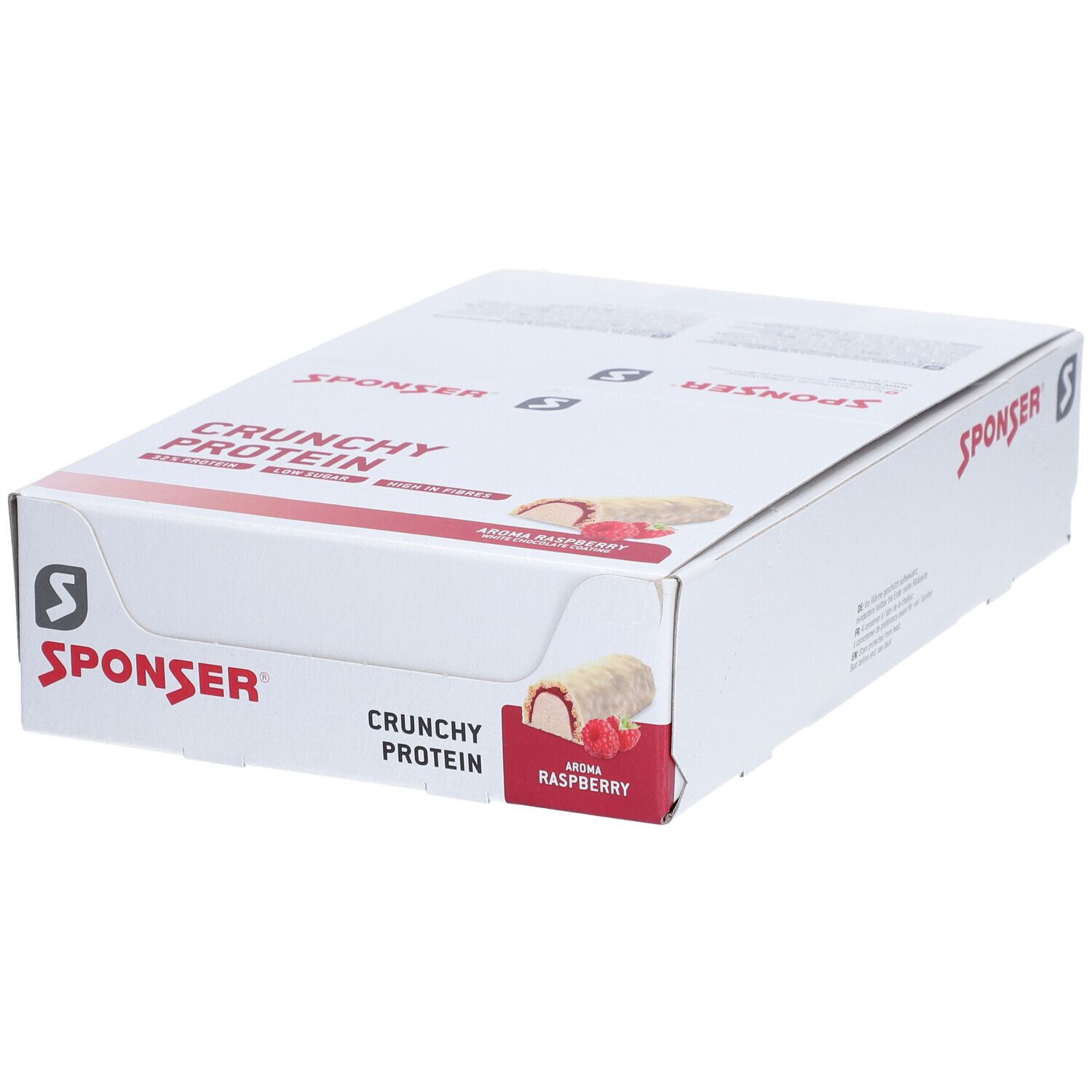 SPONSER® CRUNCHY PROTEIN BAR RASPBERRY