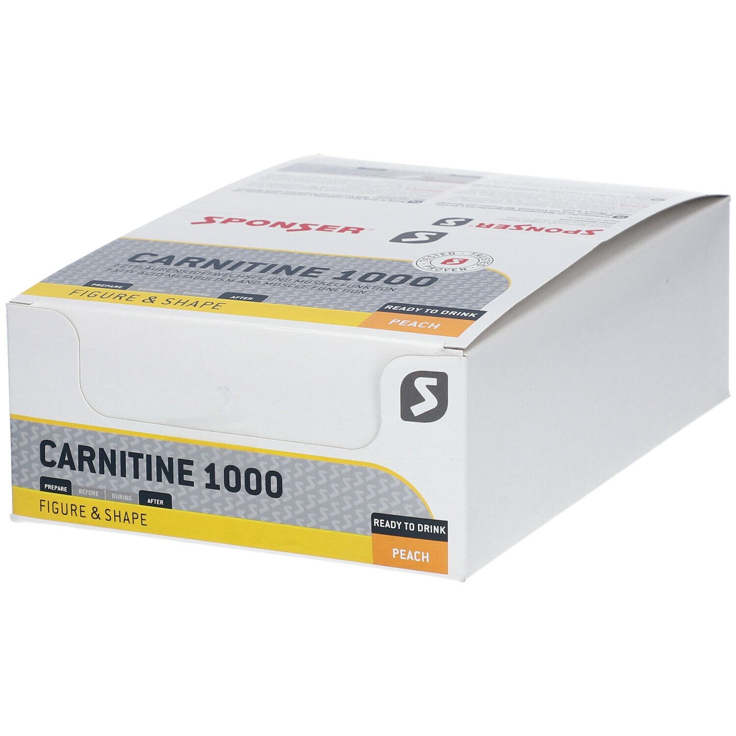 Sponser Carnitin 1000 mg Ampulle Peach 30x25 ml Trinkampullen