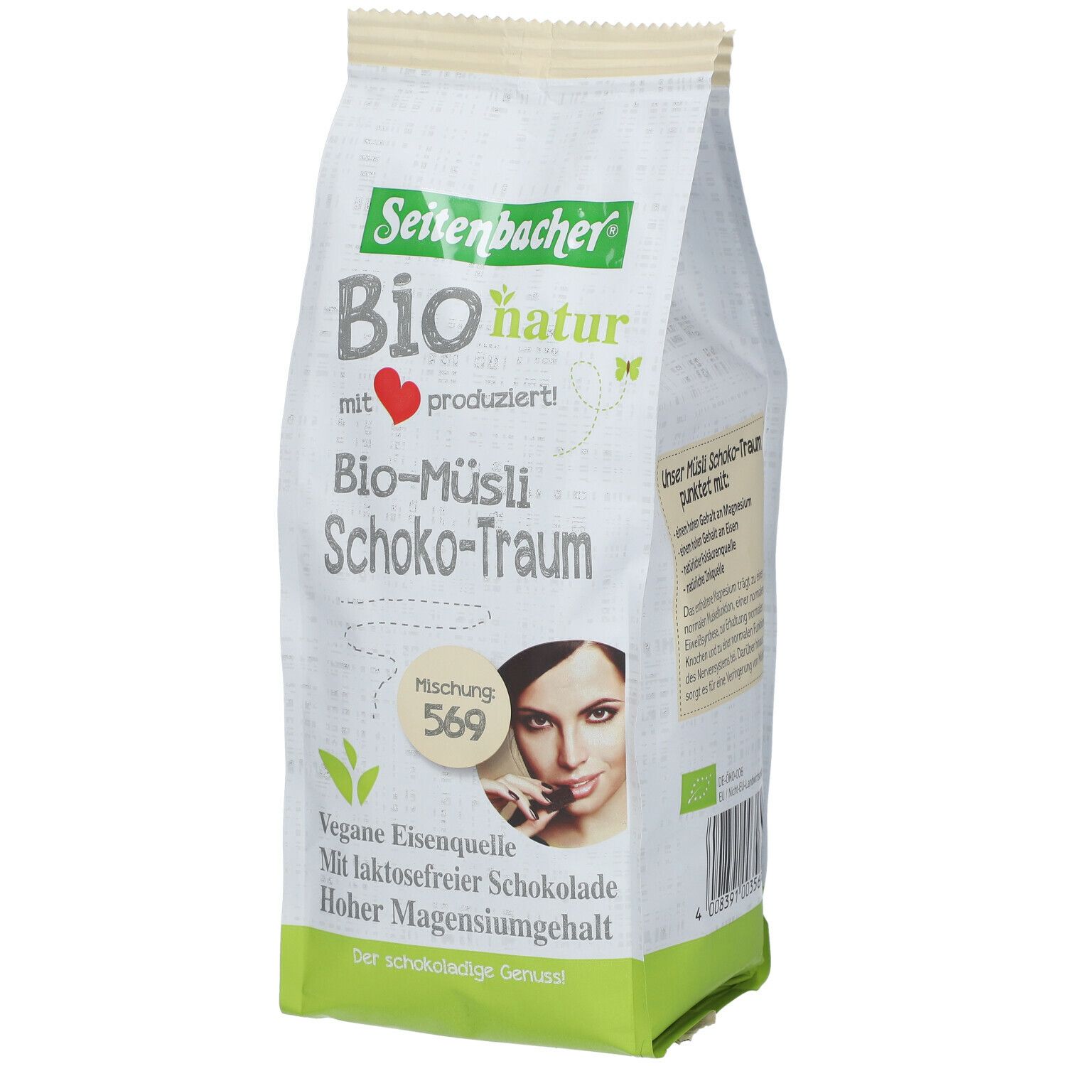 Seitenbacher® Bio natur Bio Müsli Schoko-Traum