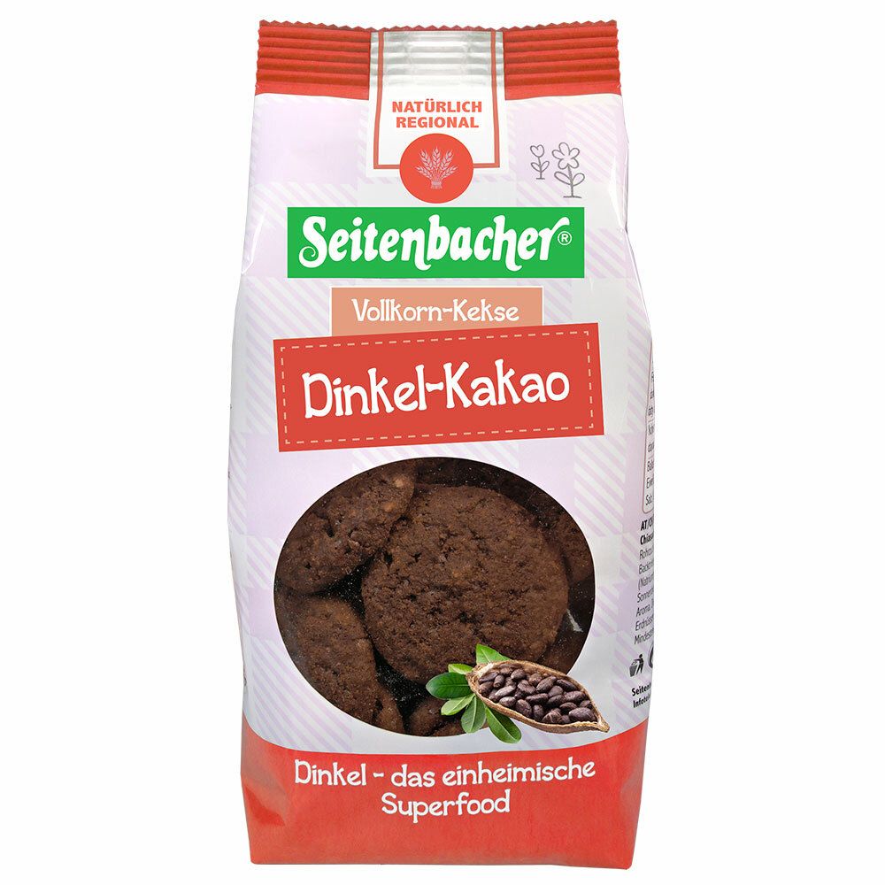Seitenbacher® Biscuits complets à l'épeautre et au cacao