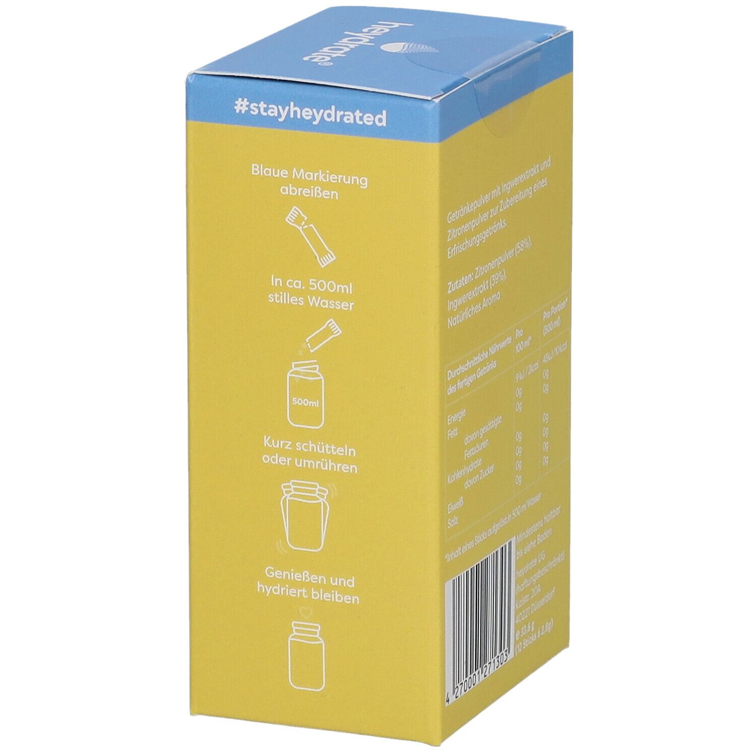 heydrate® ginger lemon