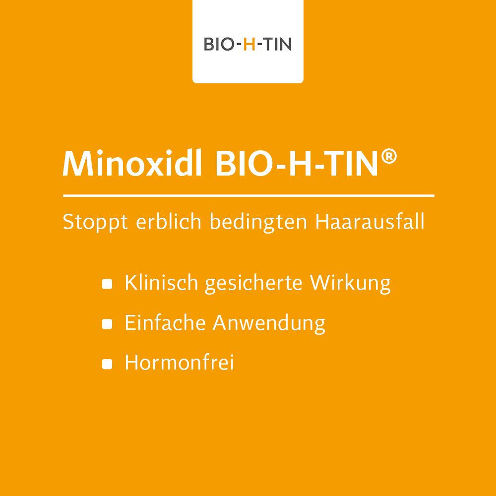 2er Set Minoxidil Bio-H-Tin 50mg/ml für Männer 2x3x60 ml Lösung