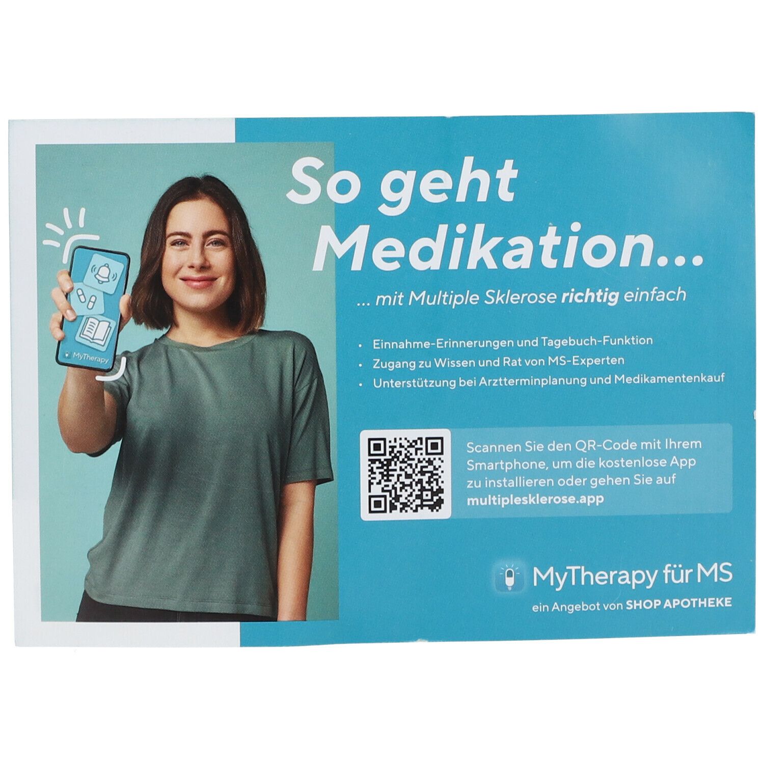 B. MyTherapy App for MS Flyer