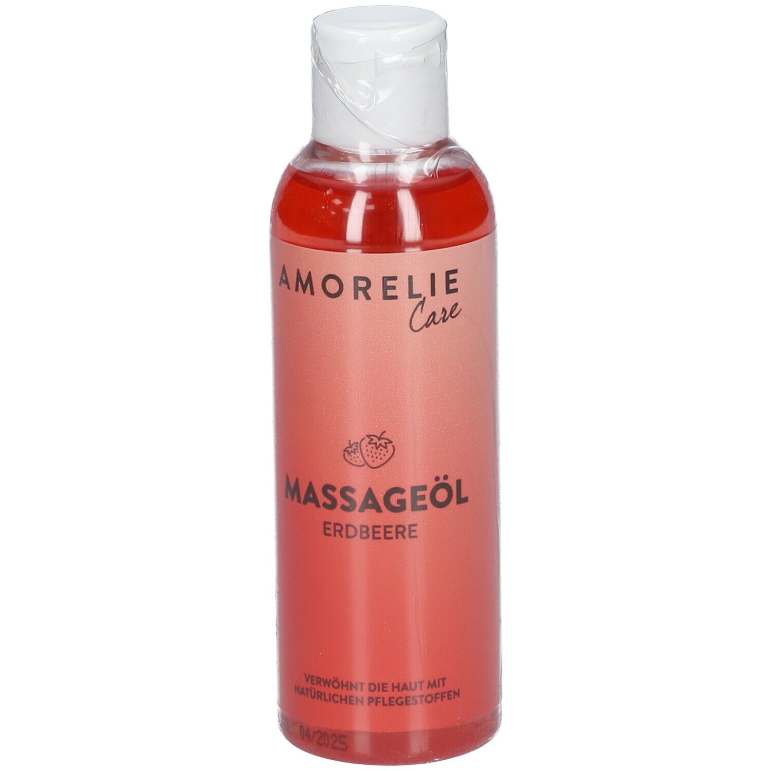 AMORELIE Care Massageöl Erdbeere