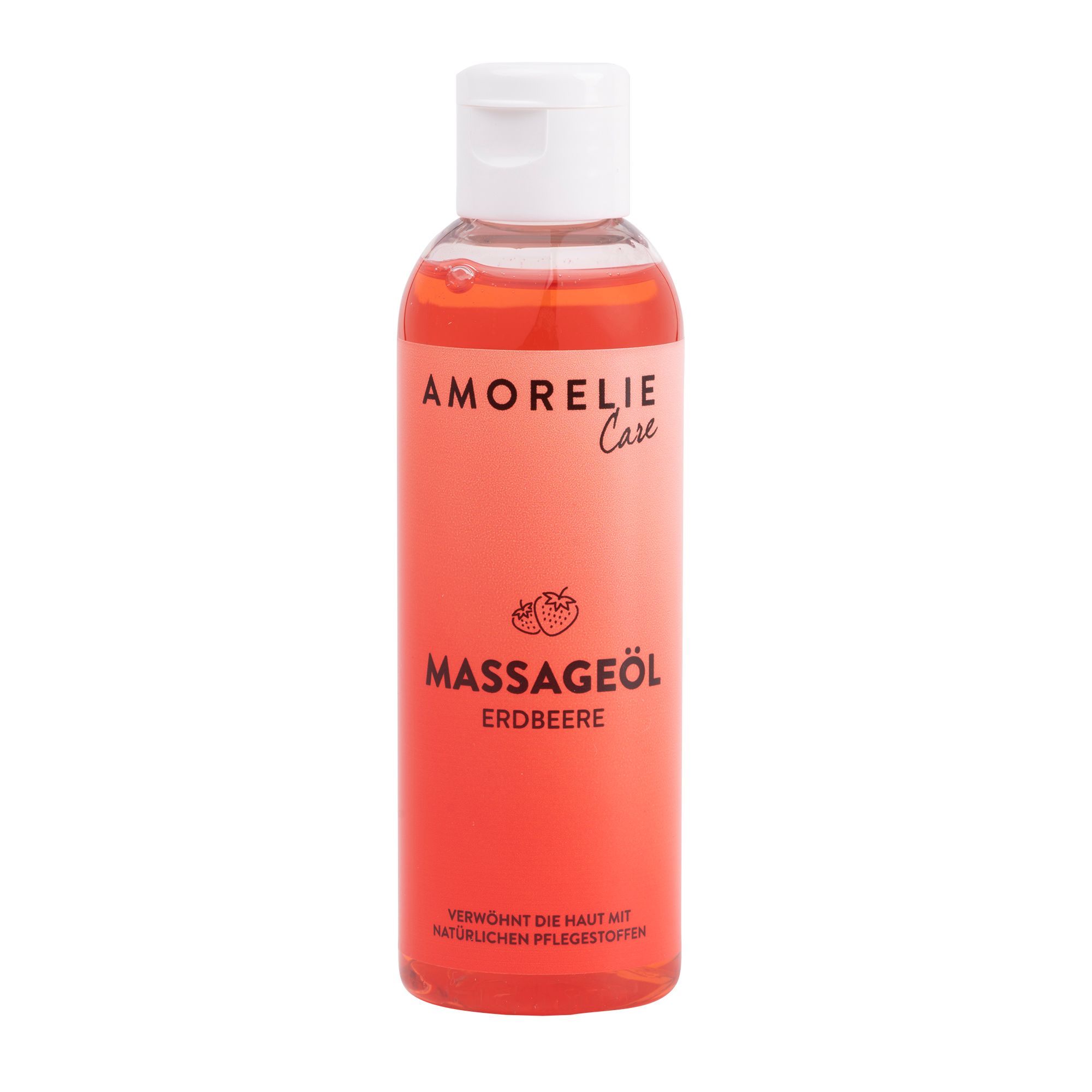 AMORELIE Care Massageöl Erdbeere