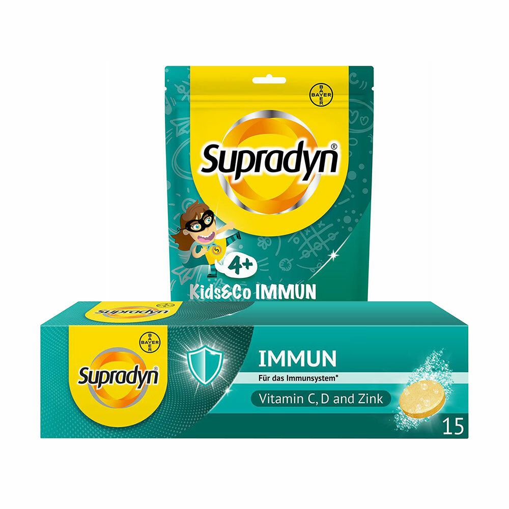 Supradyn® Immun + Supradyn® Kids & Co Immun