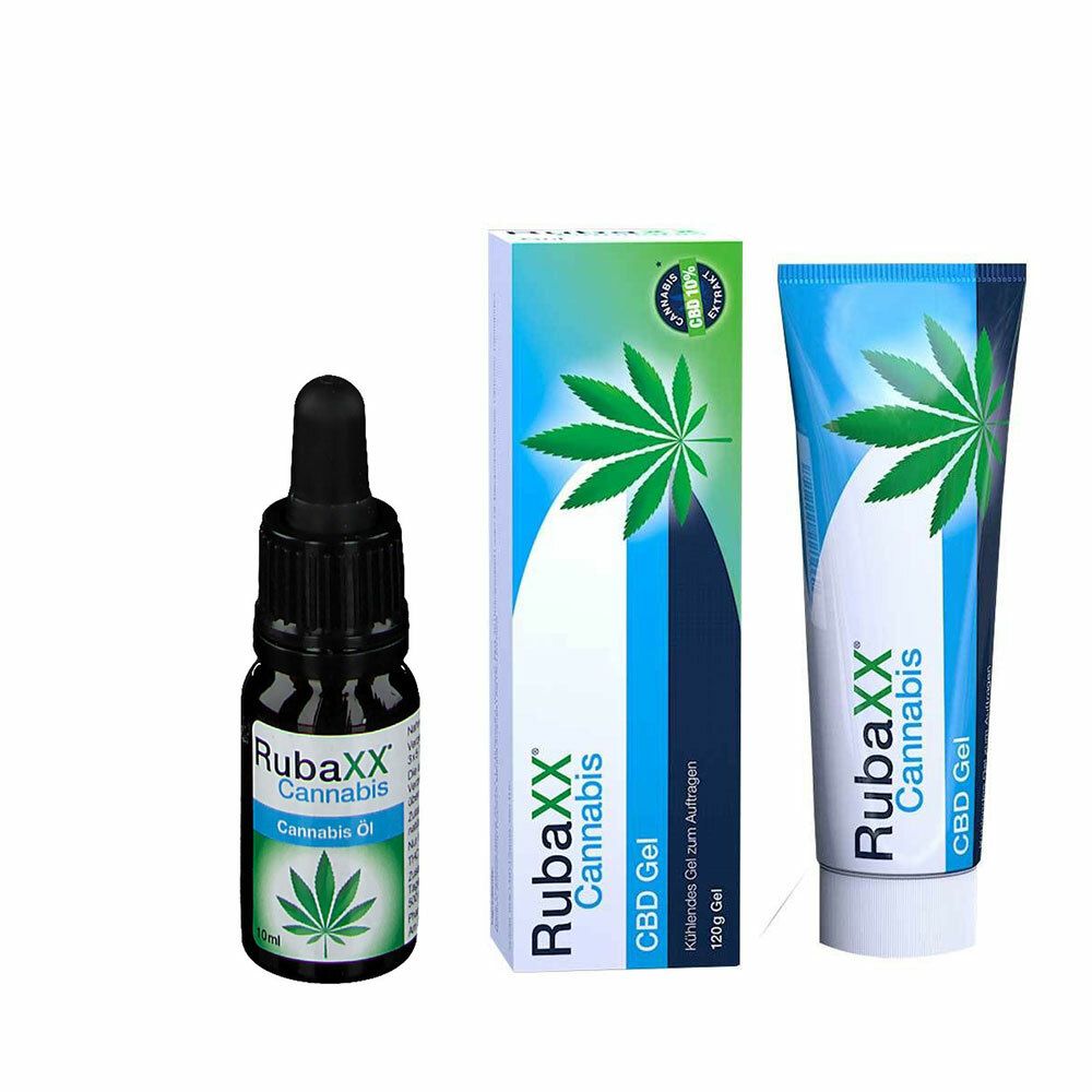 RubaXX® Cannabis Öl + Rubaxx® Cannabis CBD Gel