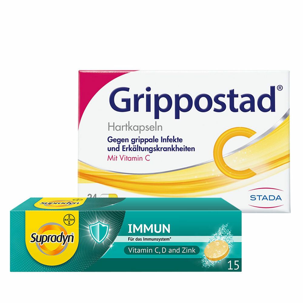 Erkältungsset Grippostad® C + Supradyn® Immun