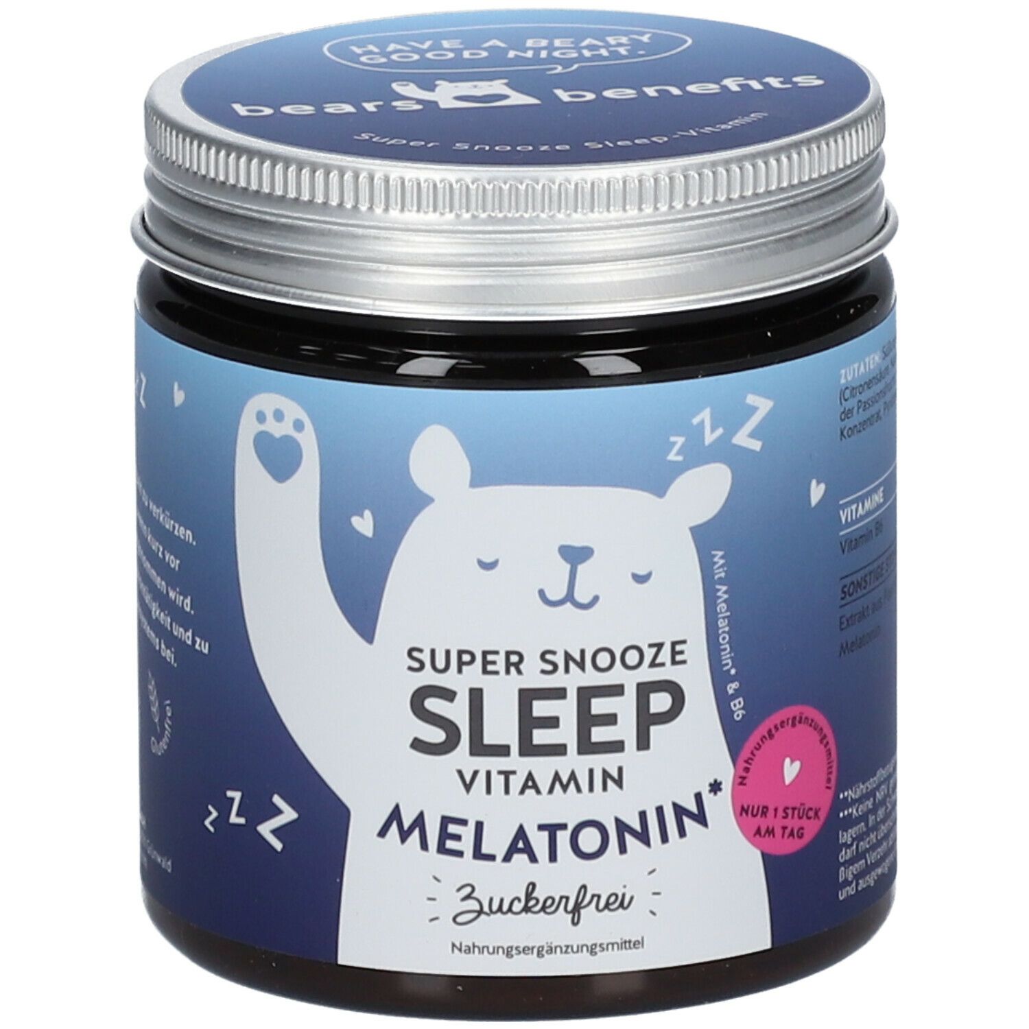 Bears with Benefits Super Snooze Sleep Vitamin with Melatonin 60 St