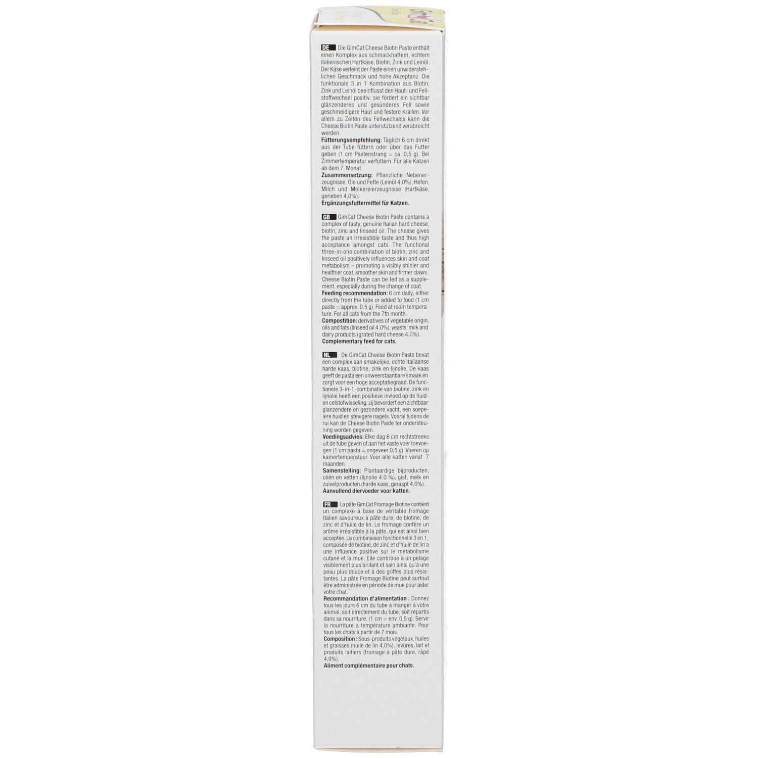 GimCat® Cheese Biotin Paste