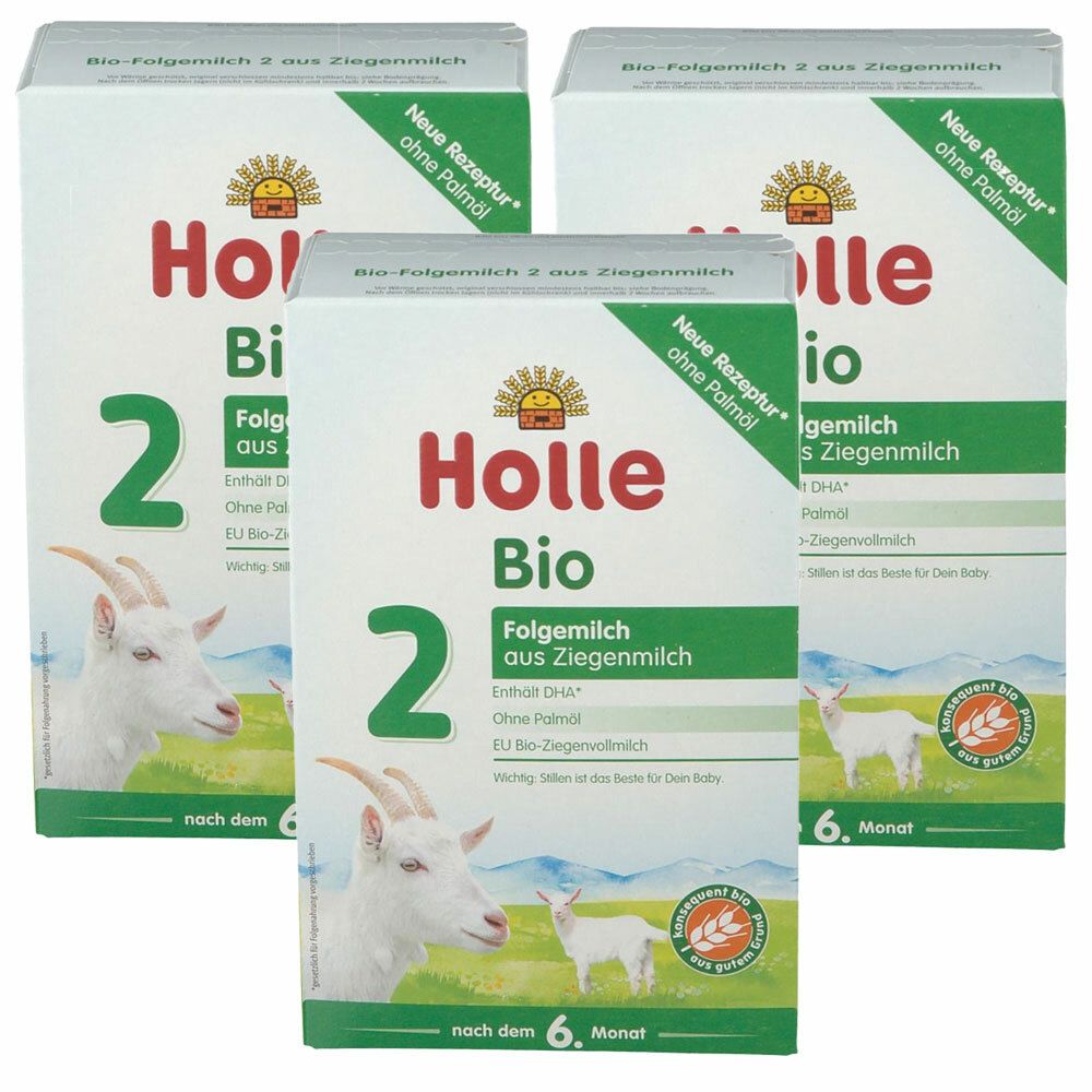 Holle Bio 2 Folgemilch auf Ziegenmilchbasis ab dem 7. Monat
