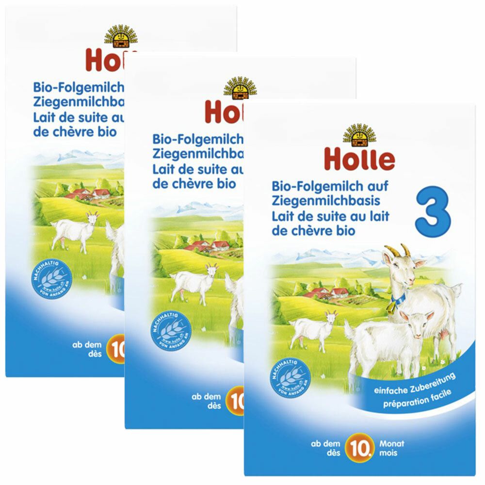 Holle Bio 3 Folgemilch auf Ziegenmilchbasis ab dem 10. Monat