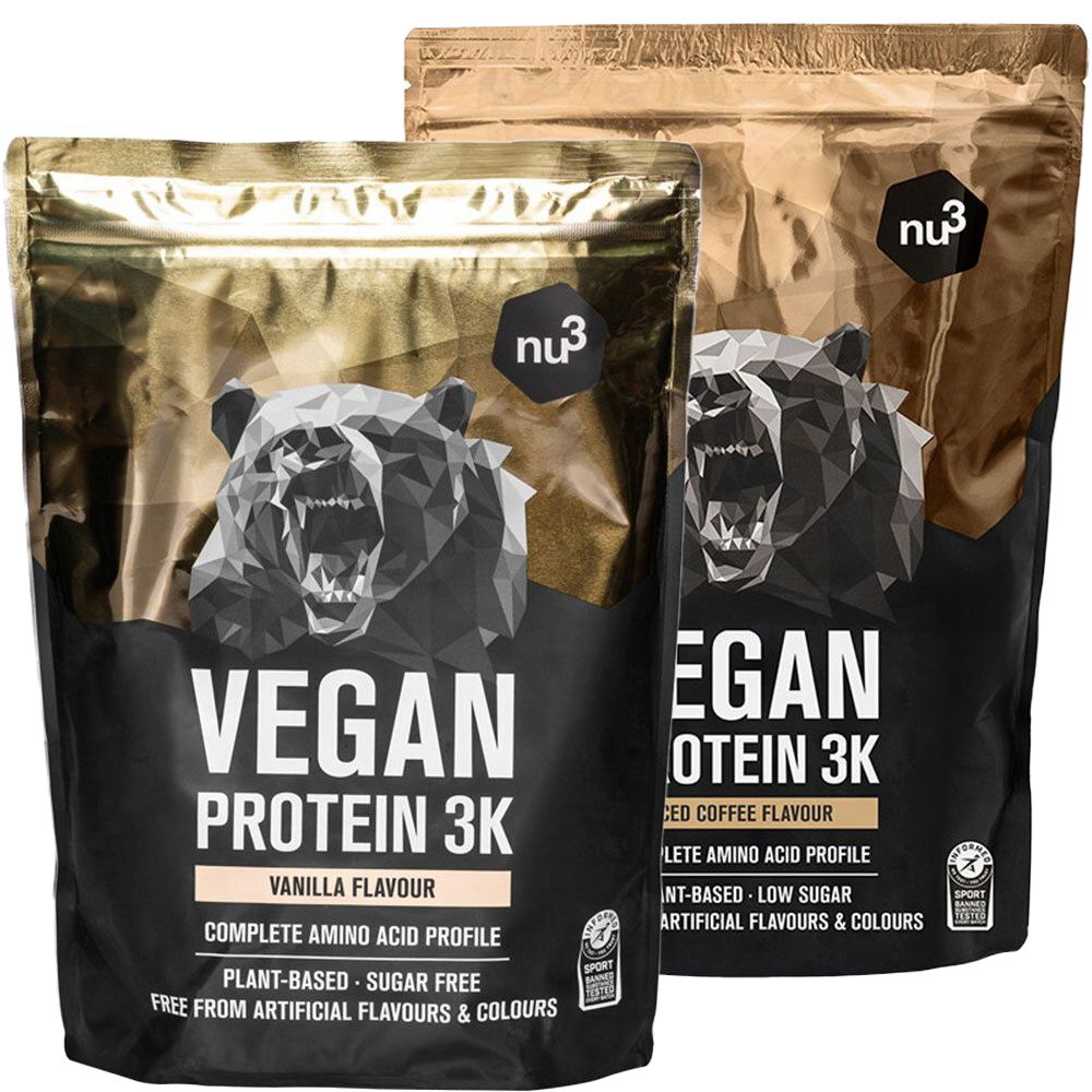 nu3 Vegan Protein 3K Shake Café glacé + Vanille
