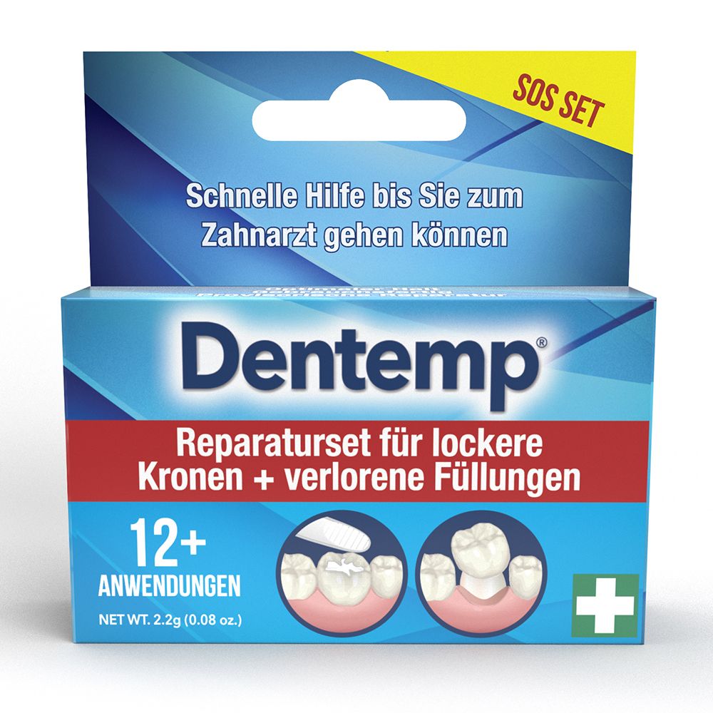 Dentemp® Reparaturset für lockere Kronen und verlorene Füllungen