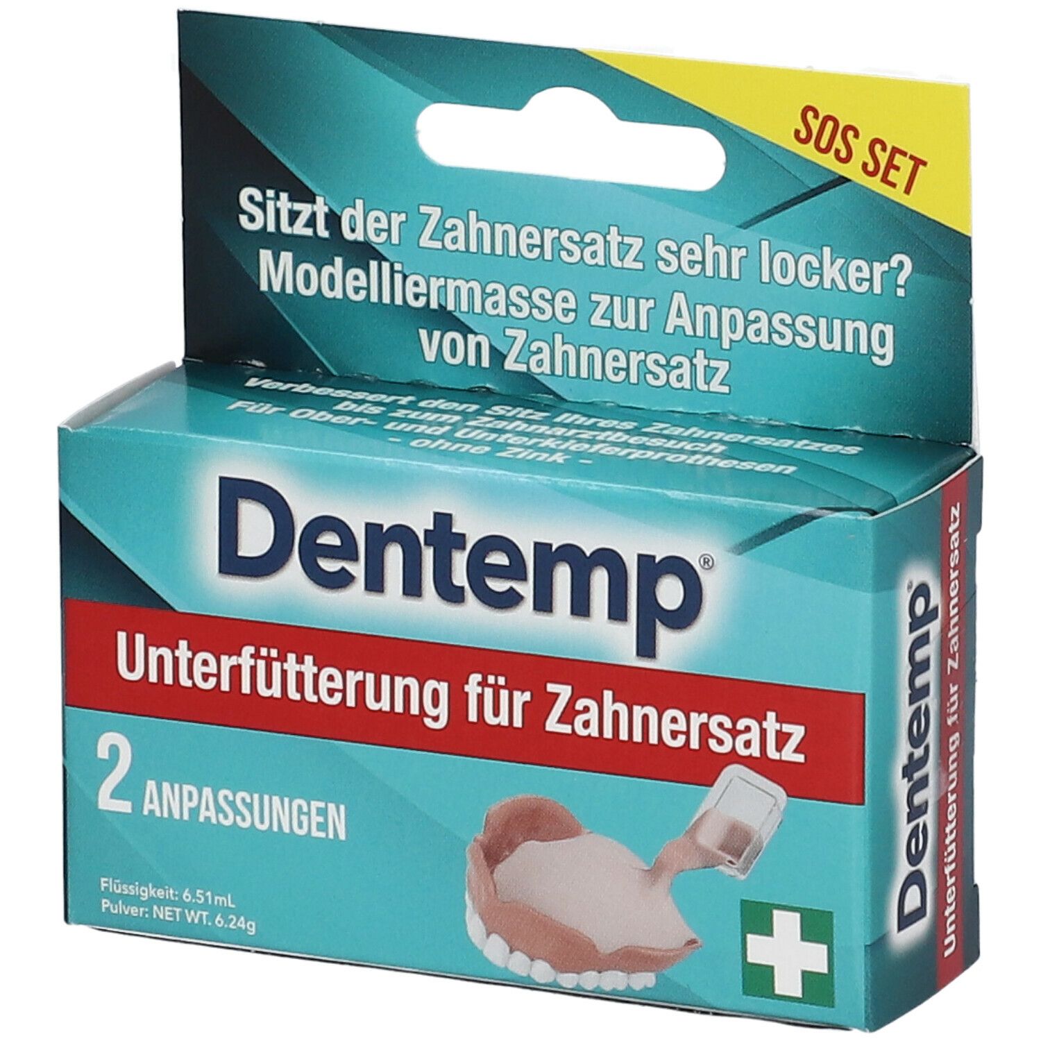 Denttemop Unterfütterung 1 St Sonstige