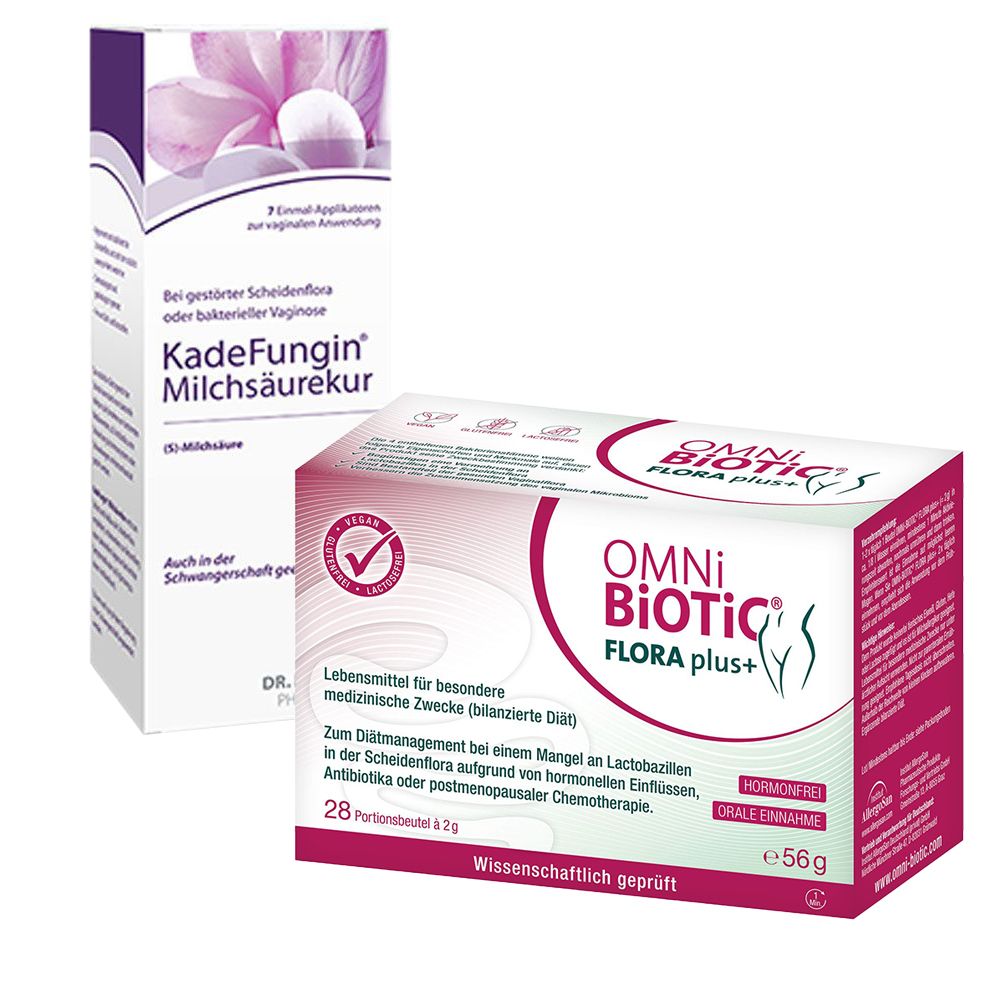 KadeFungin® Milchsäurekur + Omni Biotic® Flora plus+