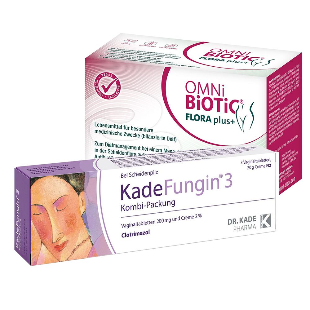 KadeFungin® 3 Kombipackung + Omni Biotic® Flora plus+