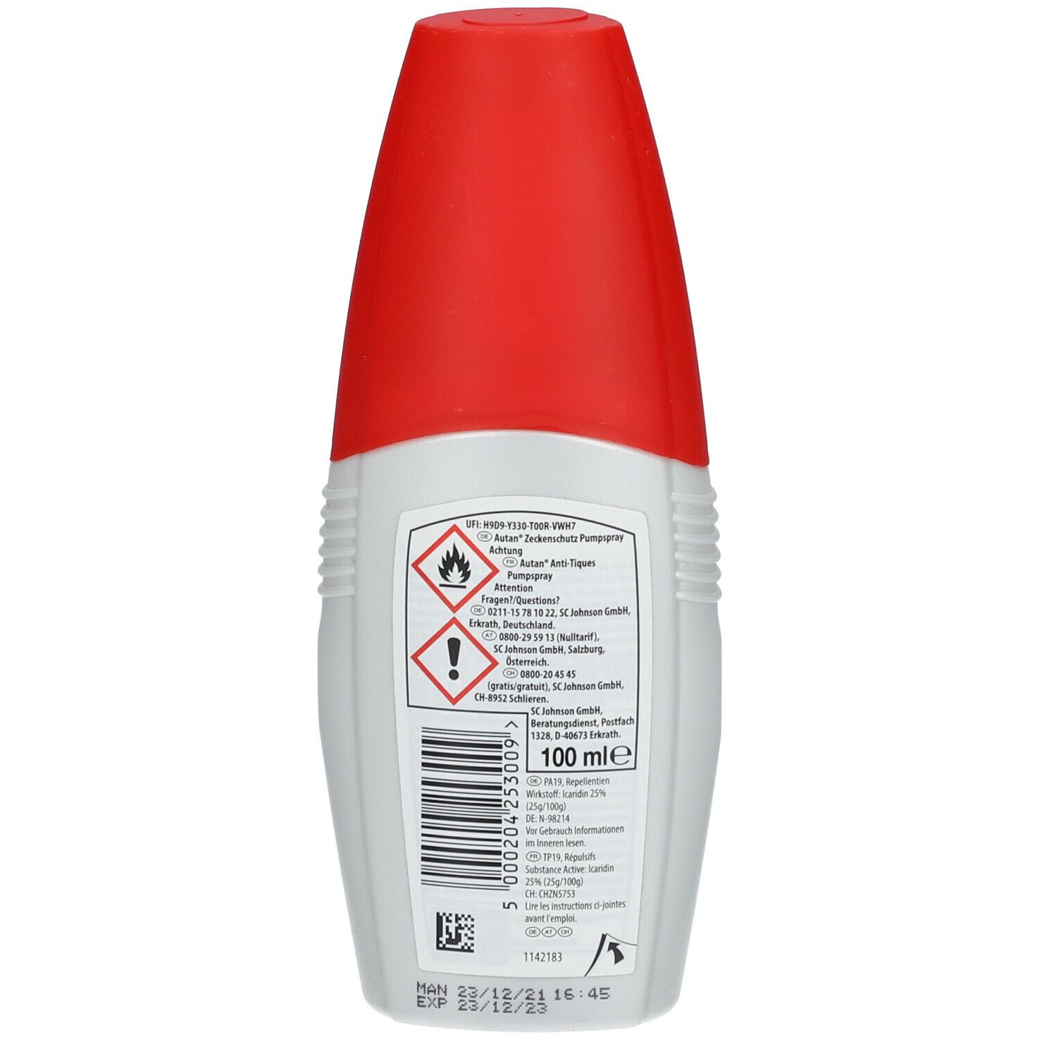 Autan Zeckenschutz 100ml 100 ml Spray