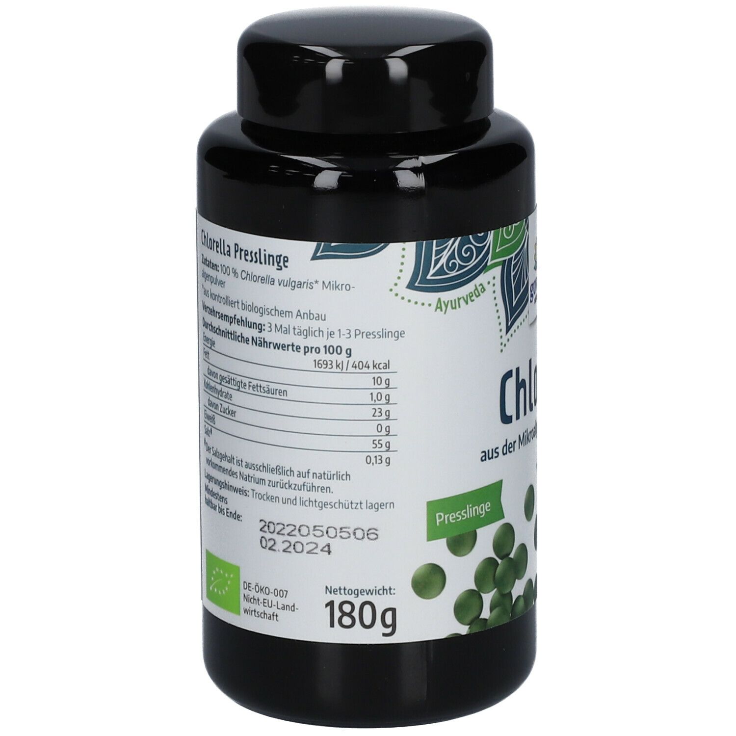 Govinda Bio-Chlorella 180 g Presslinge