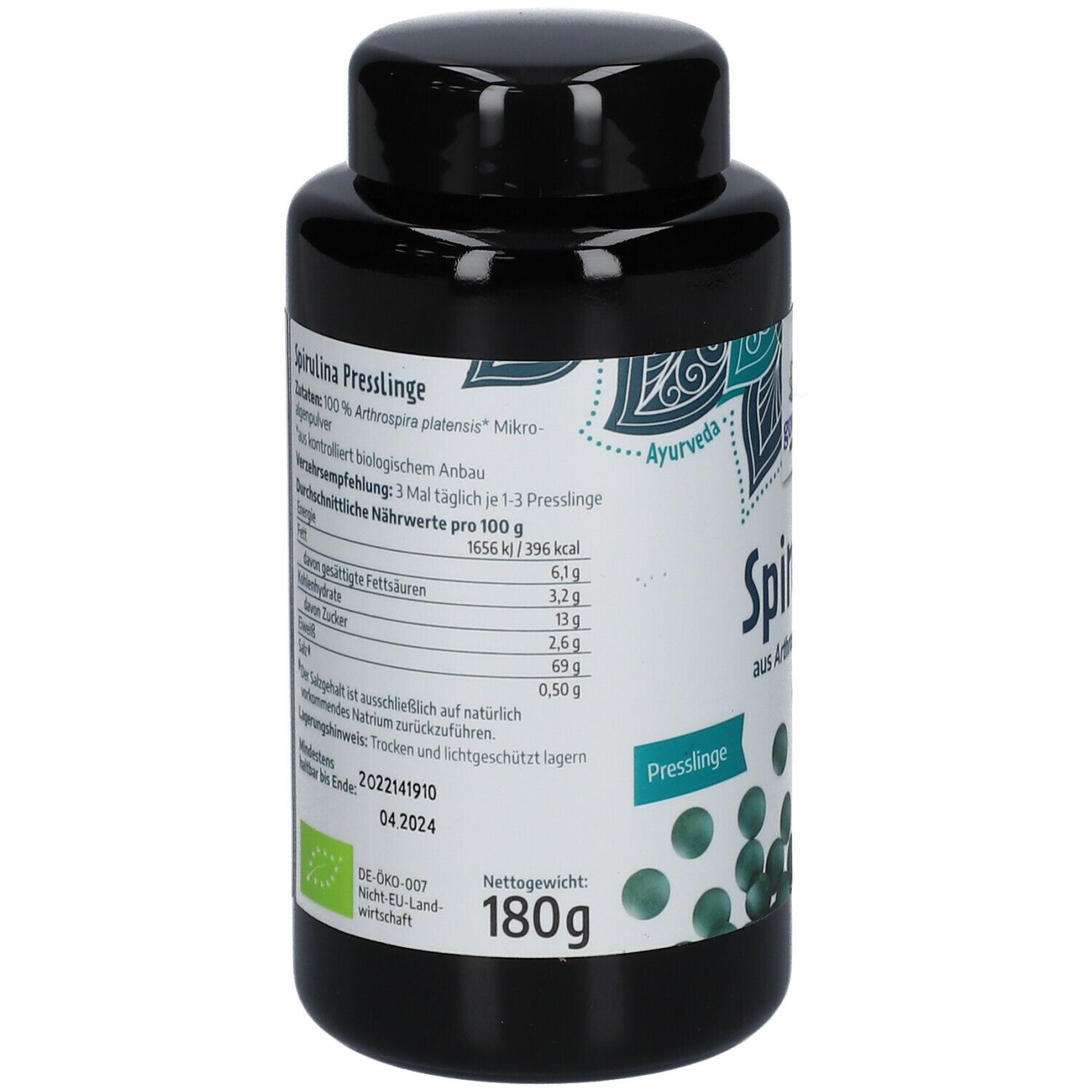 Govinda Bio-Spirulina 180 g Presslinge