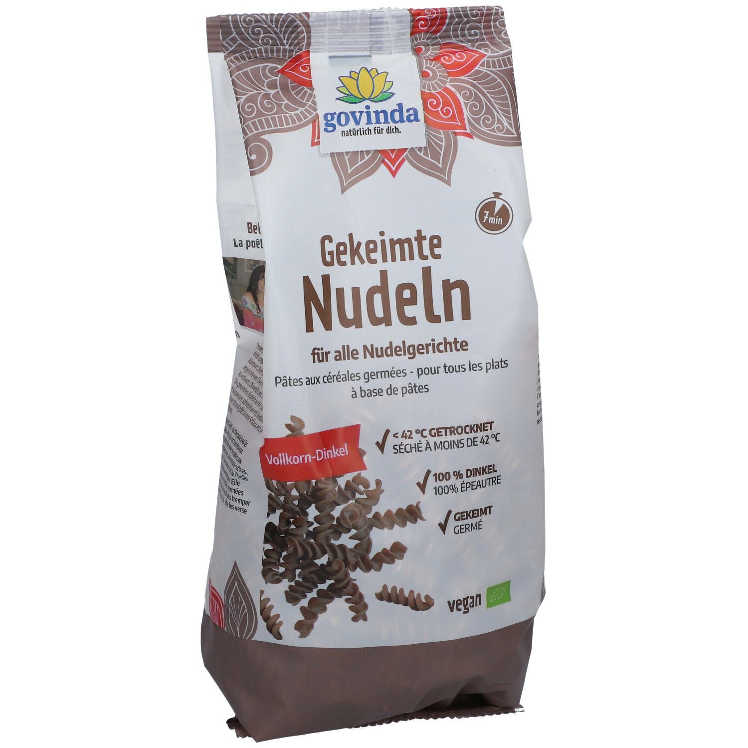 govinda Gekeimte Nudeln Vollkorn-Dinkel
