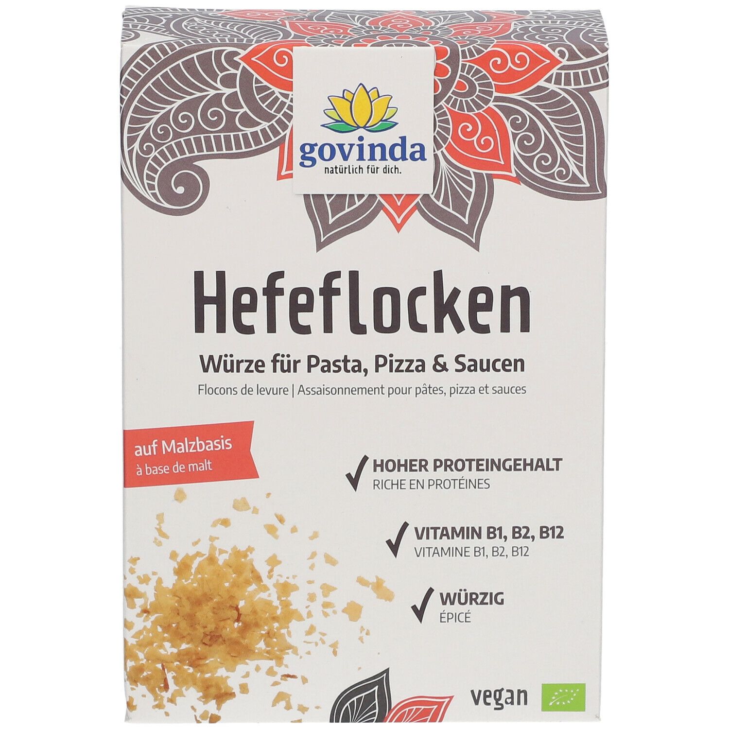 govinda Hefeflocken auf Malzbasis
