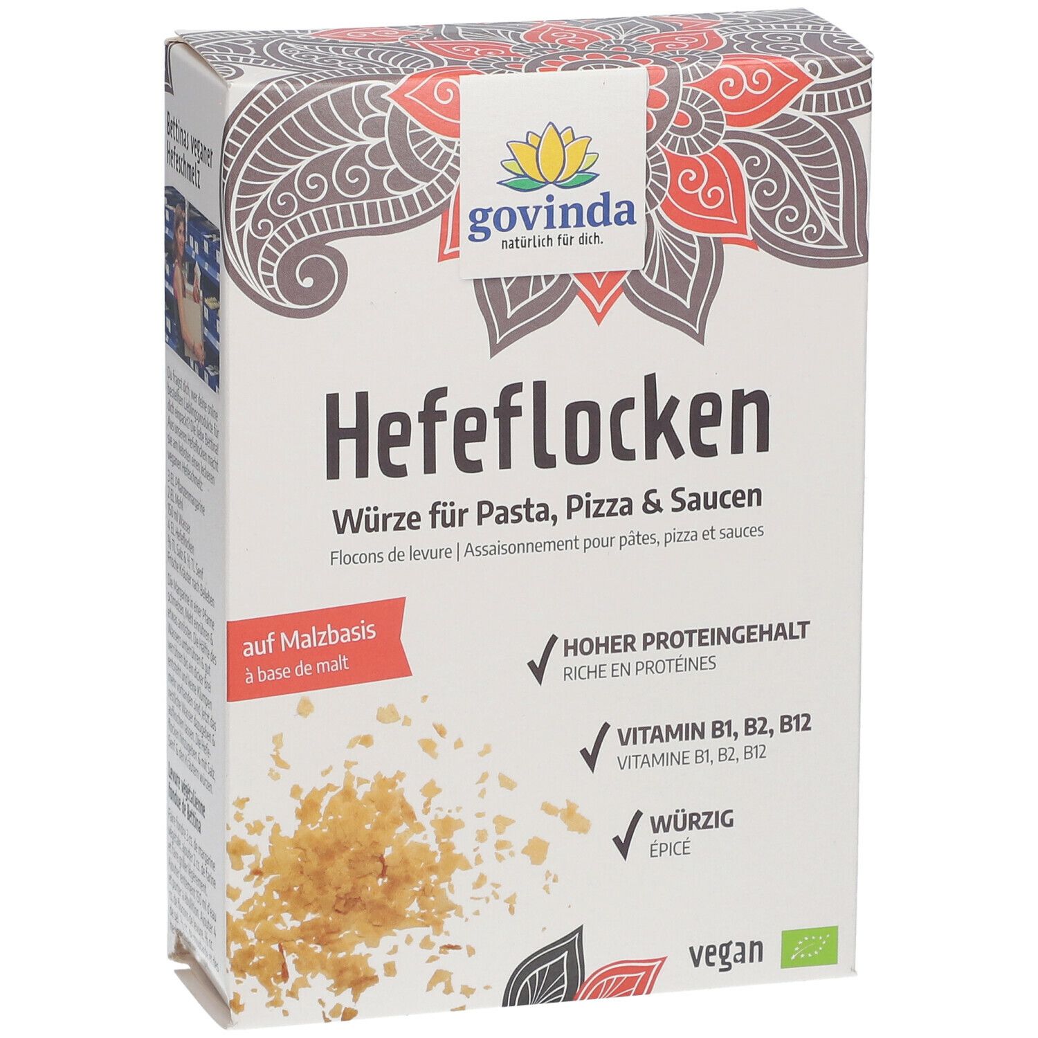 govinda Hefeflocken auf Malzbasis