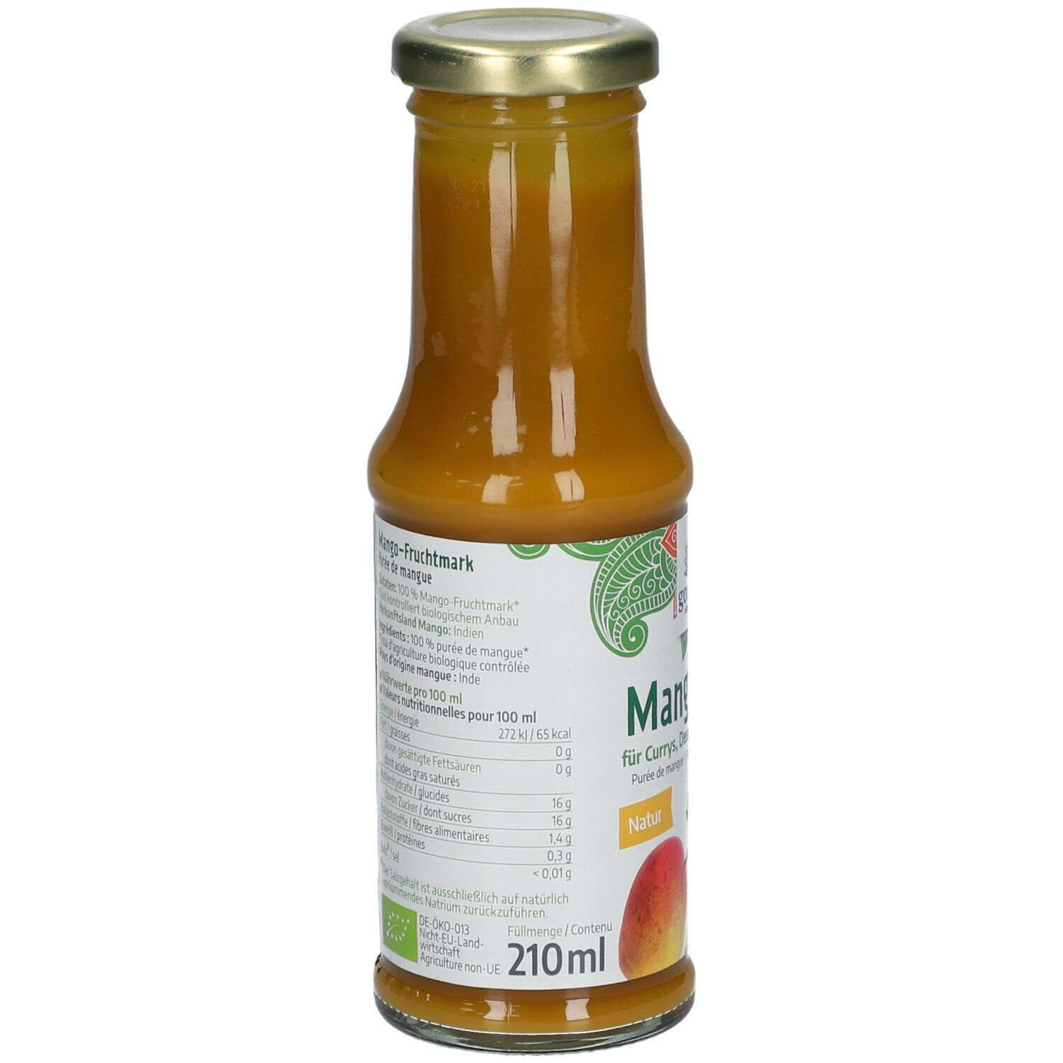 Govinda Mangopüree (210ml-Flasche) 210 ml Flüssigkeit