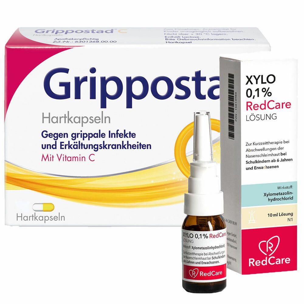 Xylo 0,1 % RedCare Nasenspray + Grippostad® C Hartkapseln