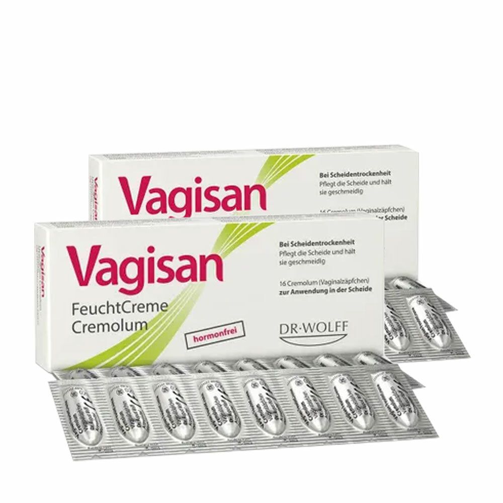 Vagisan FeuchtCreme Cremolum: Hormonfreies Vaginalzäpfchen bei trockener Scheide – schnelle Linderung & einfache Anwendung