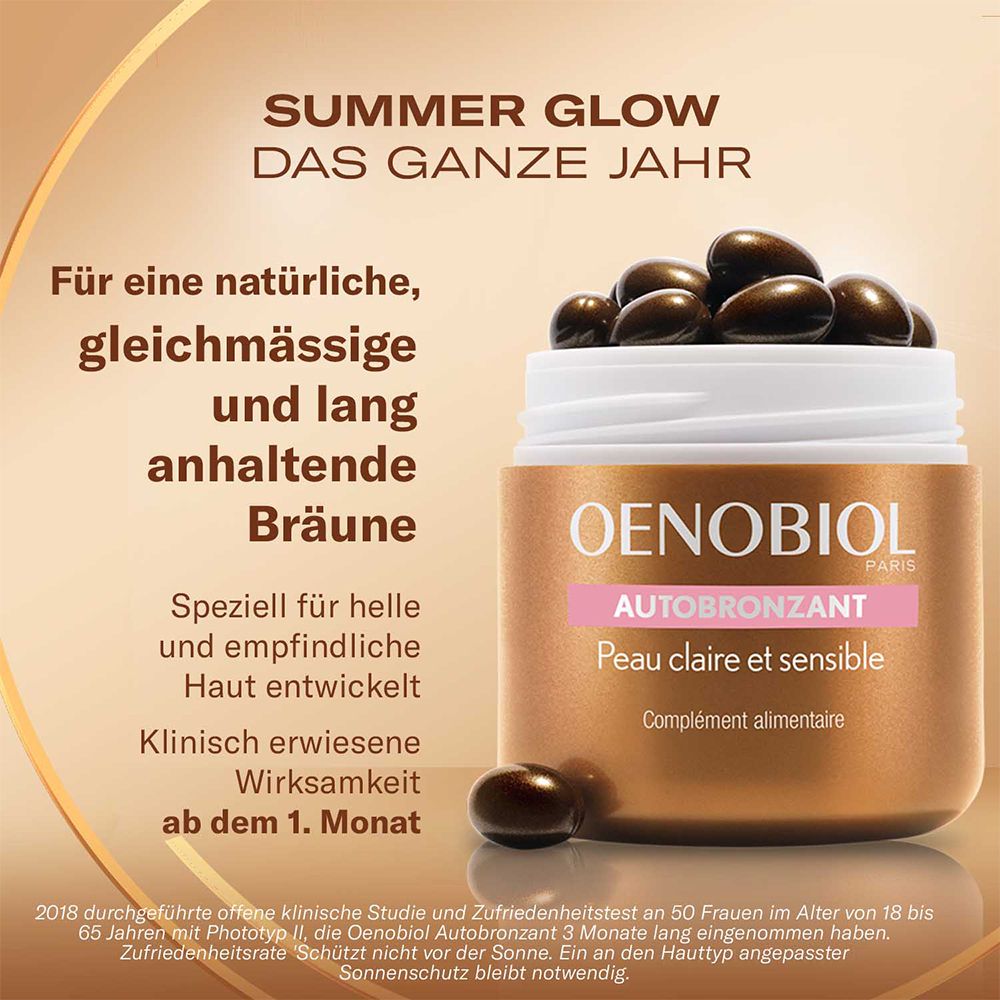 OENOBIOL Autobronzant für helle und empfindliche Haut