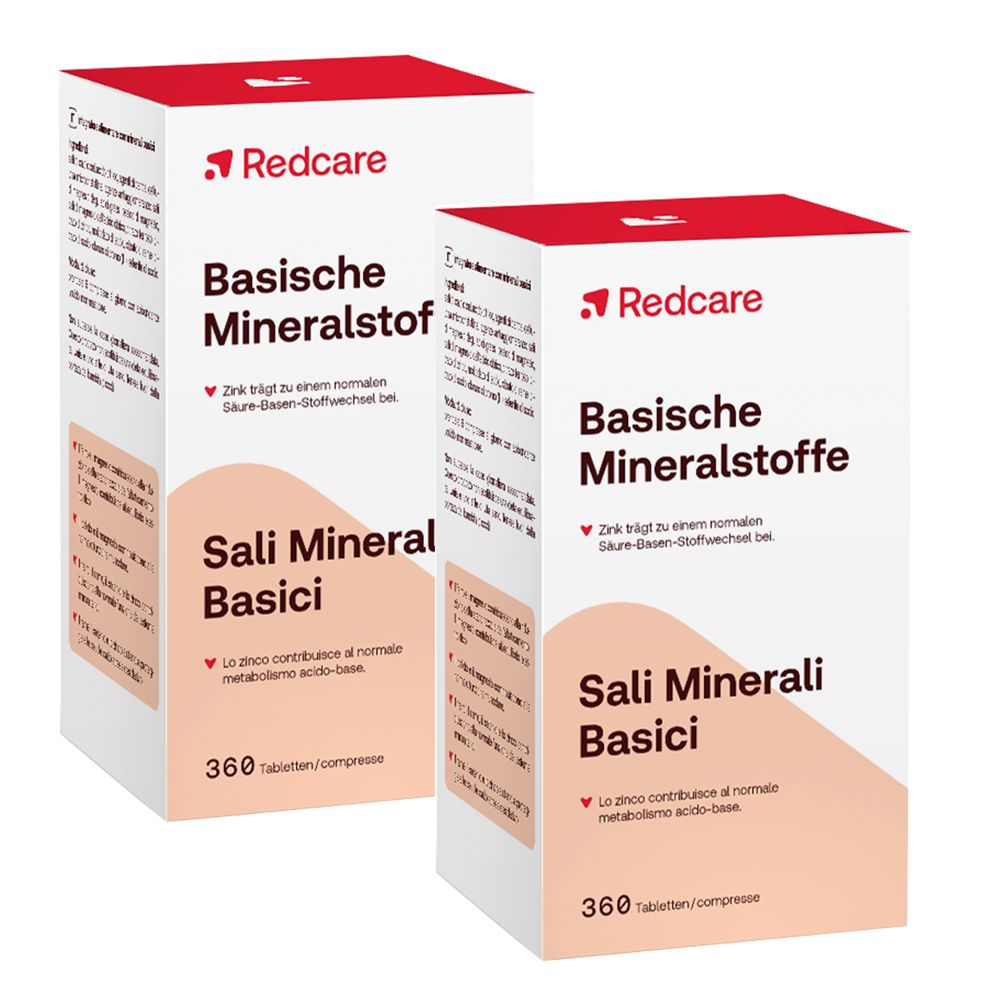 Basische Mineralstoffe RedCare Doppelpack