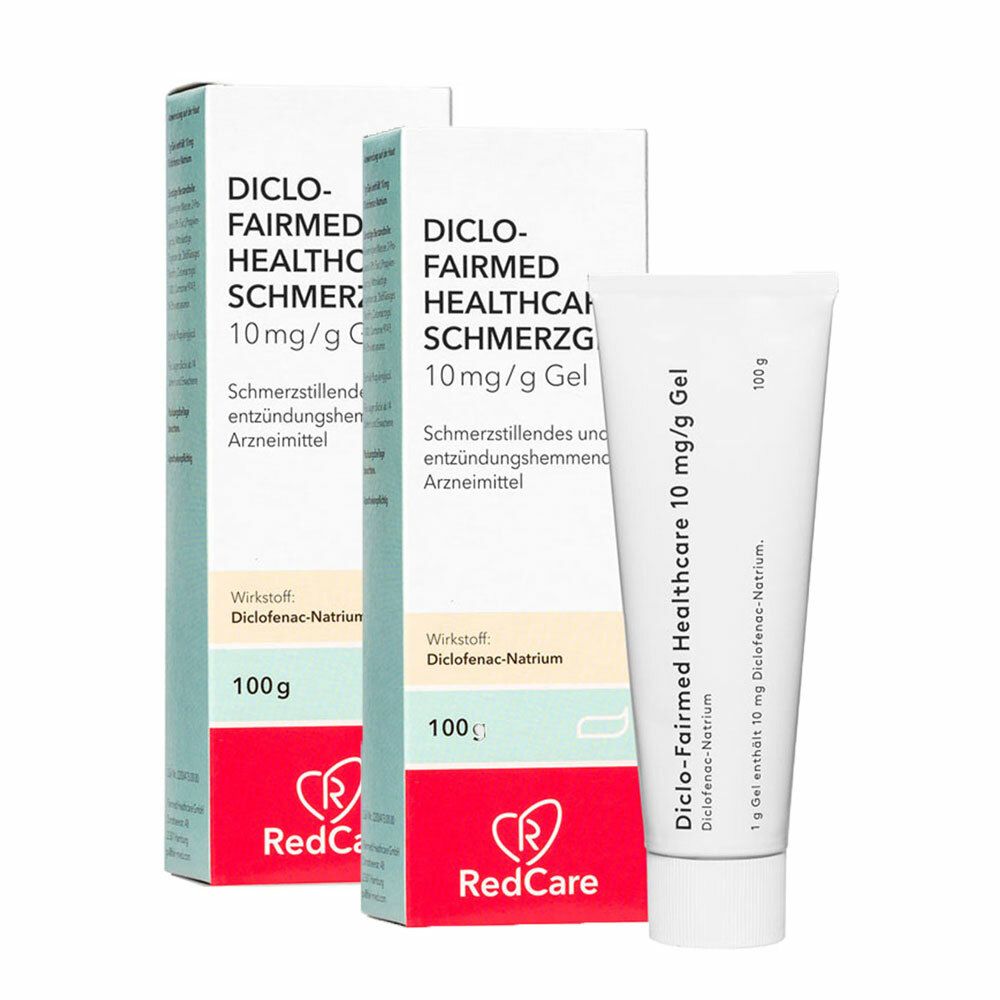 Diclo-Fairmed Healthcare Schmerzgel RedCare Doppelpack
