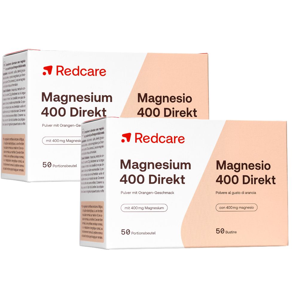 Magnesium 400 Direkt RedCare Doppelpack