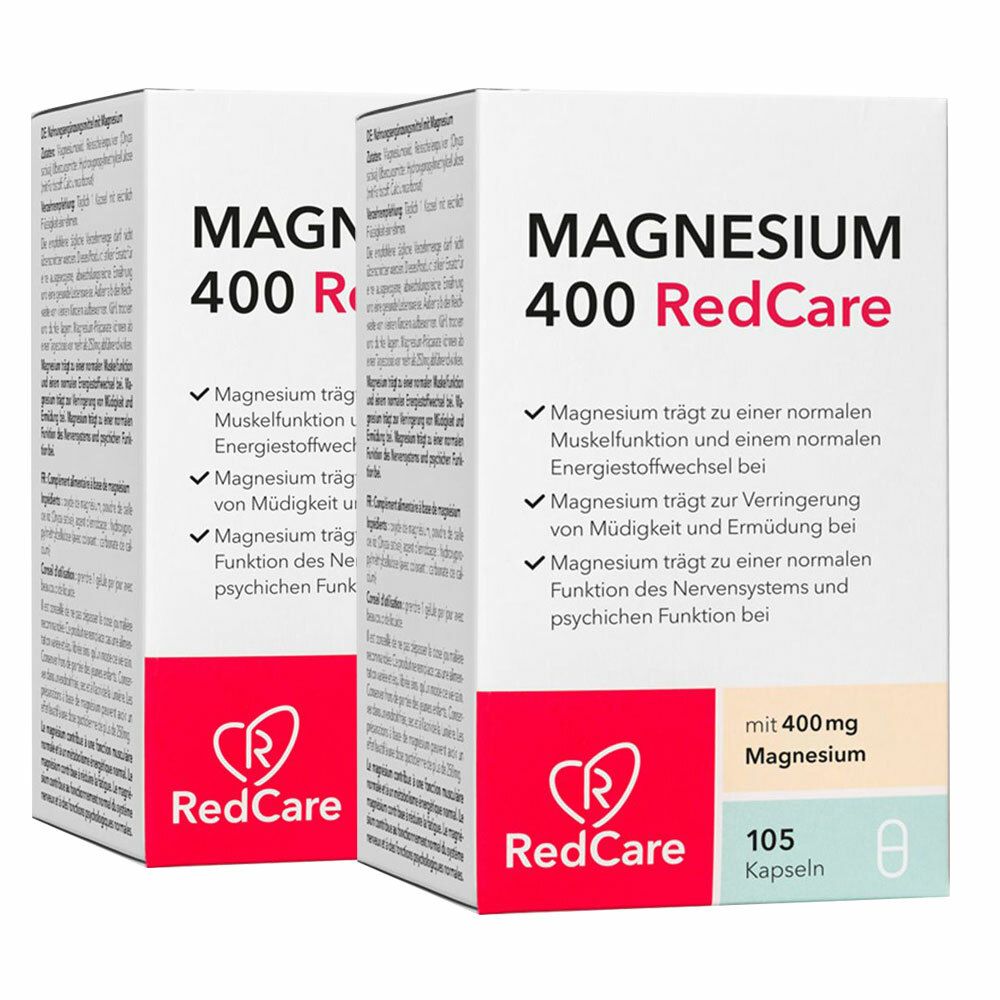 Magnesium 400 RedCare Doppelpack